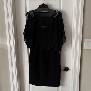 Ricki's Black Embellished Mini Dress